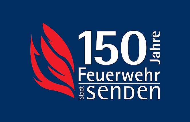 Keyvisual der 150 Jahrfeier auf blauem Grund